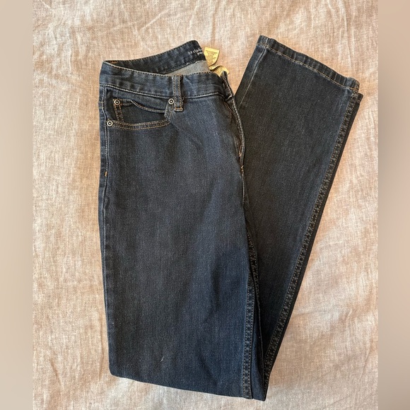 Liz Claiborne Modern Straight size 4 jeans - dark wash - Picture 4 of 7
